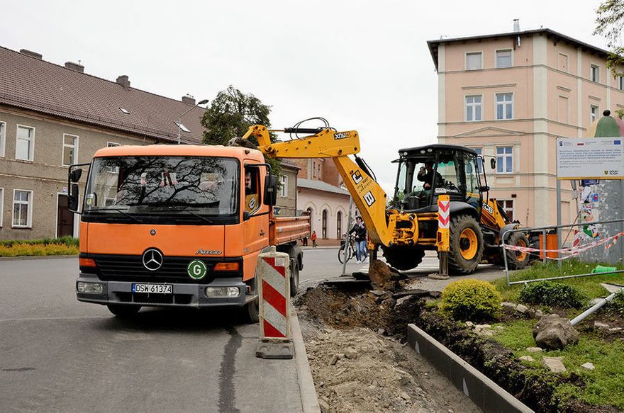 Żarów: Ulica Zamkowa i Sportowa w remoncie