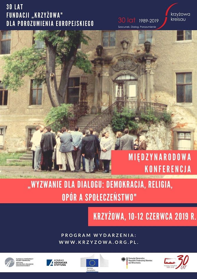 Krzyżowa: Konferencja „Wyzwanie dla dialogu: demokracja, religia, opór a społeczeństwo"