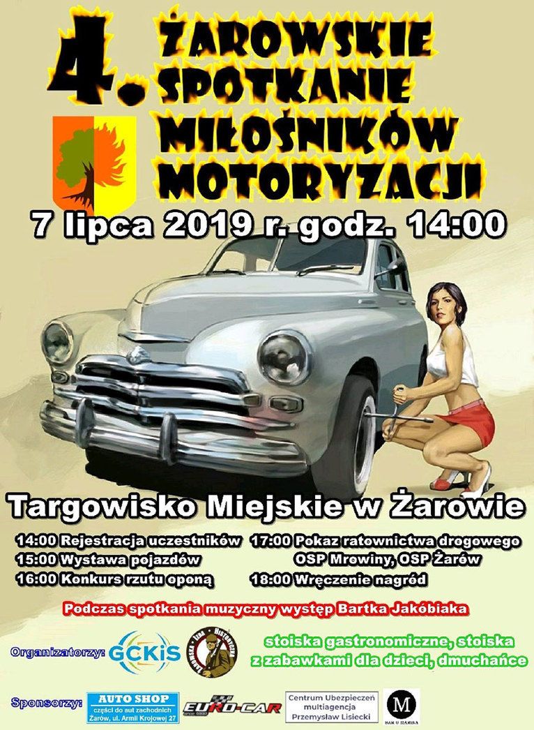 Żarów: IV Żarowskie Spotkanie Miłośników Motoryzacji