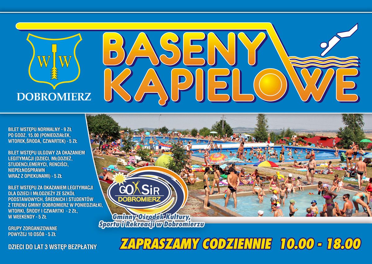 Dobromierz: Baseny zapraszają