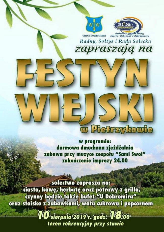 Pietrzyków: Zapraszamy do Pietrzykowa