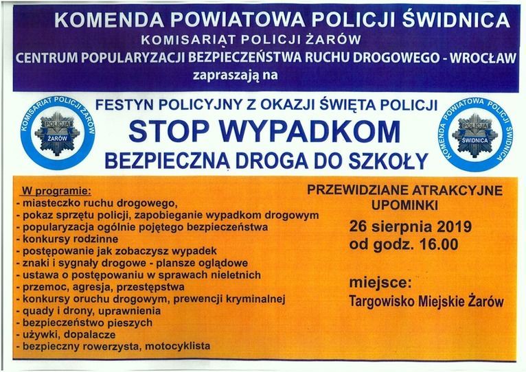 Żarów: Festyn policji