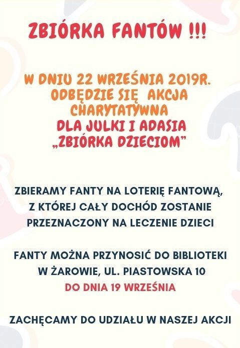 Żarów: Zbieramy fanty