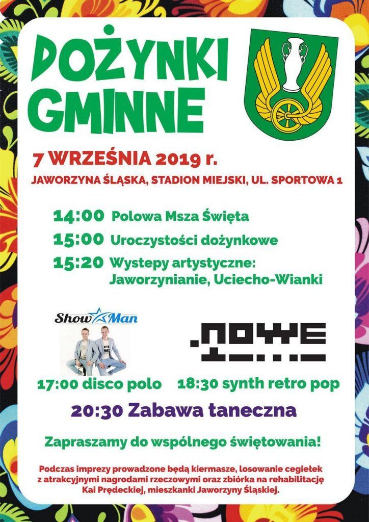 Jaworzyna Śląska: Dożynki już w sobotę
