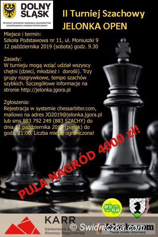 Jelenia Góra: Powalczą szachiści, w puli aż 4000 zł!