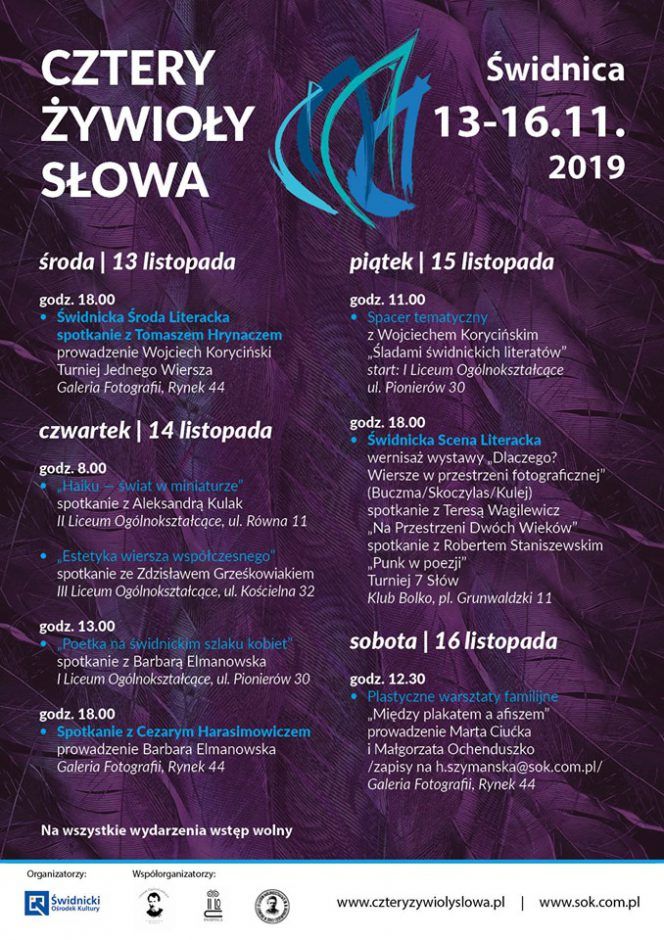Świdnica: Żywioły słowa