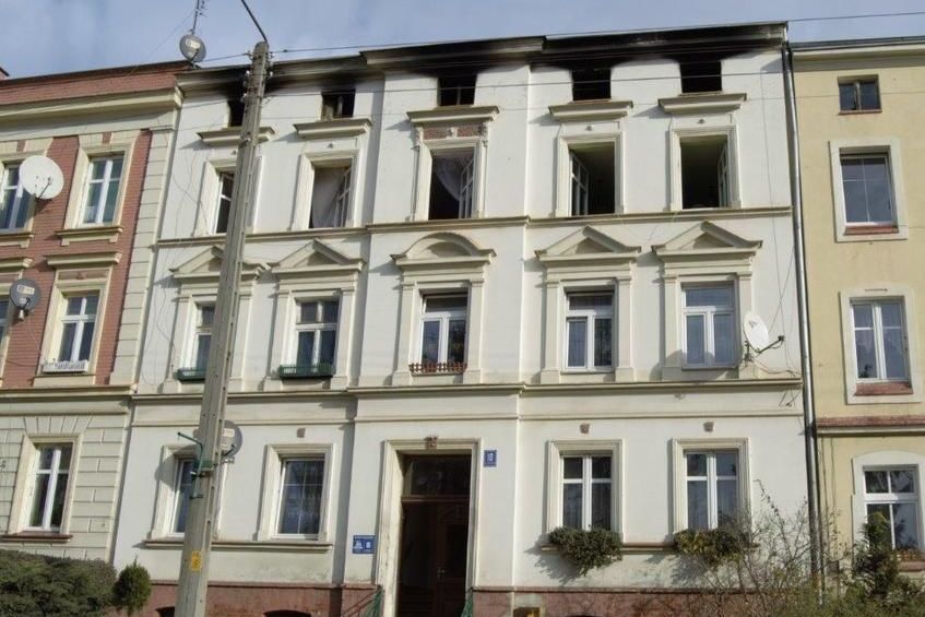 Świebodzice: Pożar w Świebodzicach