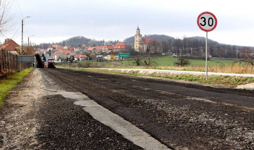 Dobromierz: Utrudnienia na Świdnickiej