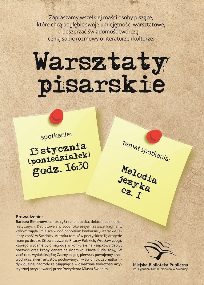 Świebodzice: Warsztaty pisarskie