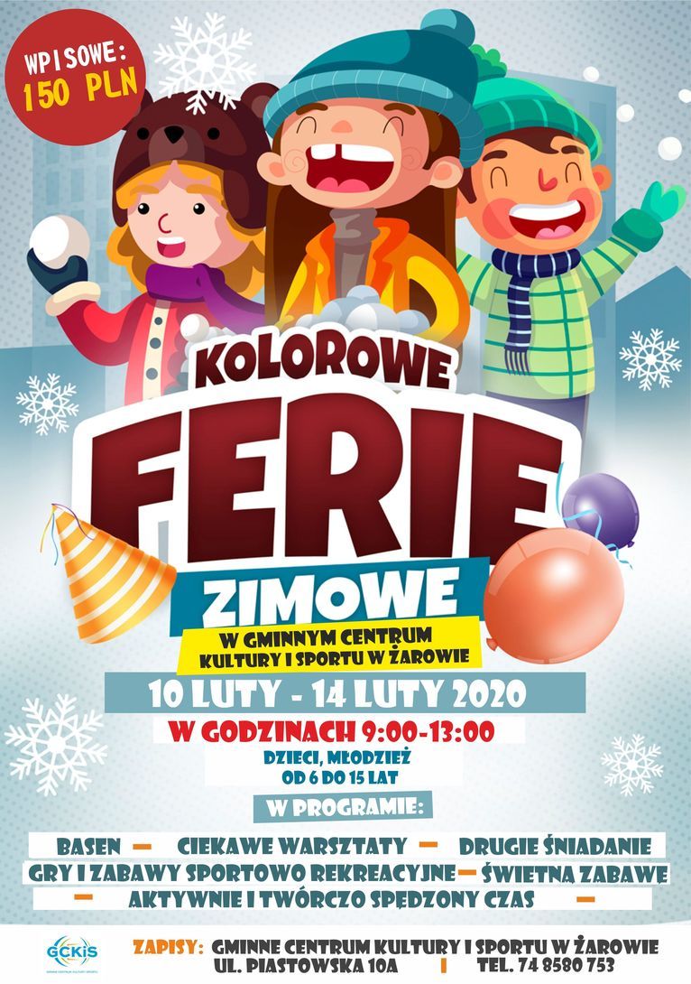 Żarów: Jak spędzić ferie?