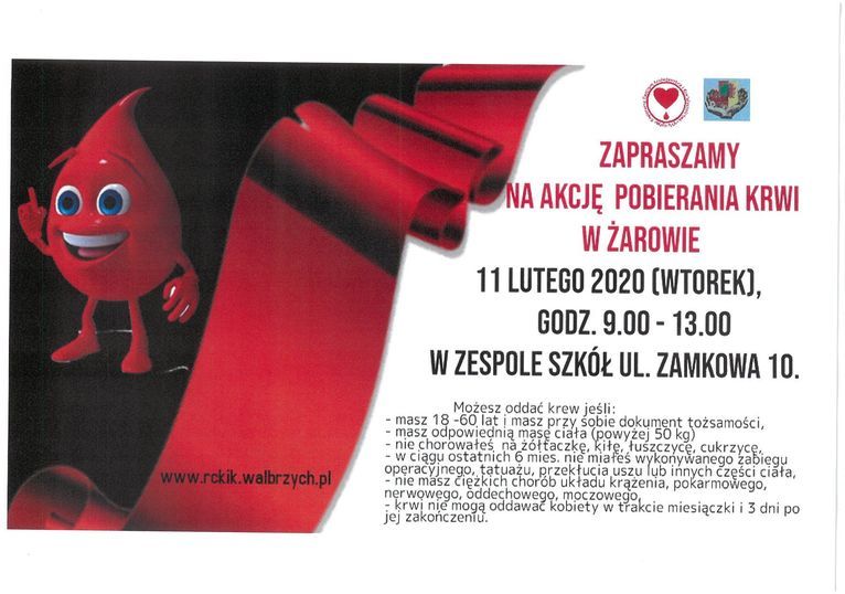Żarów: Walentynkowa zbiórka