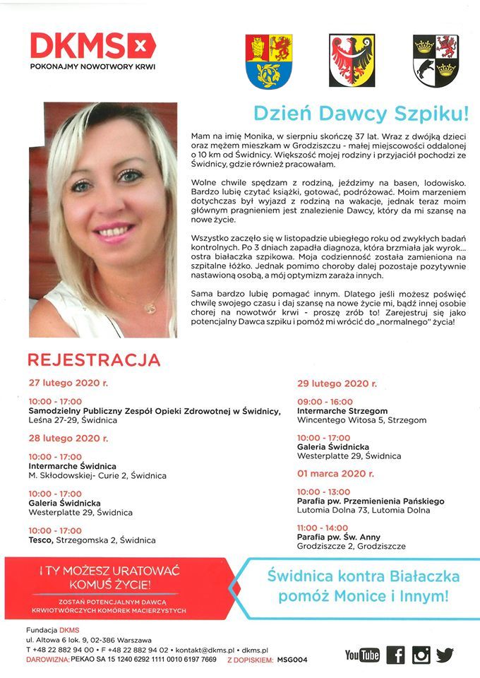 Świdnica/powiat świdnicki: Zostań dawcą