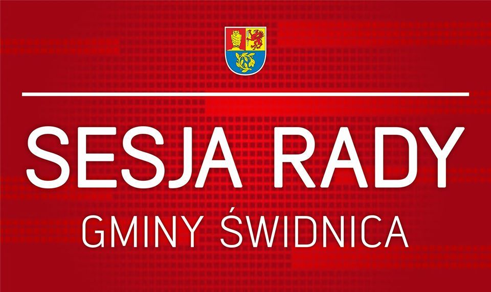 Gmina Świdnica: W gminie też sesja