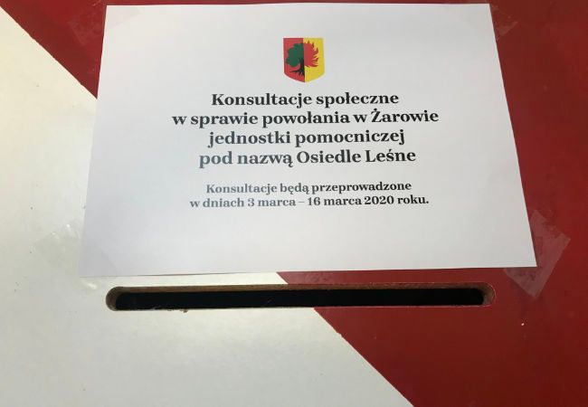 Żarów: Konsultacje trwają
