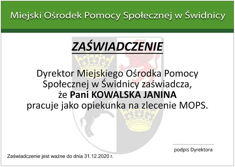 Świdnica: Przepuść opiekunów