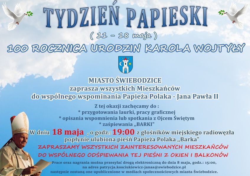 Świebodzice: Tydzień Papieski