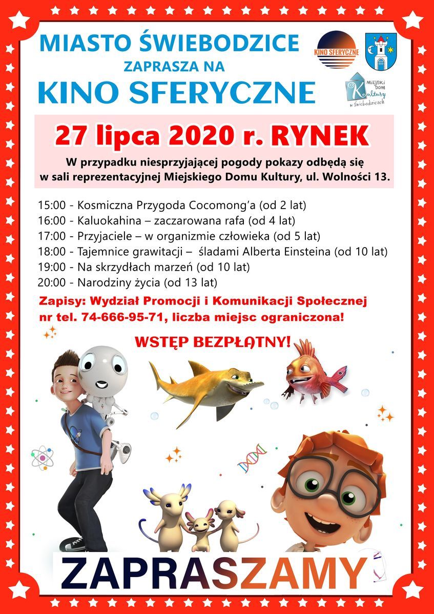 Świebodzice: Kino sferyczne