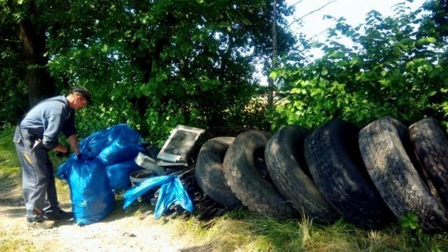 Żarów: Wspólne sprzątanie