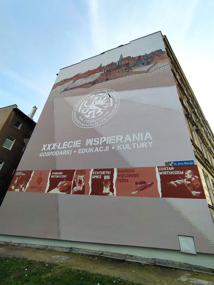 Świdnica: Mural na jubileusz