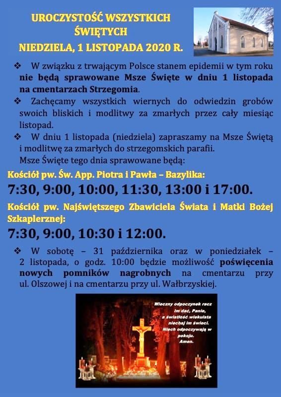 Strzegom: Bez mszy