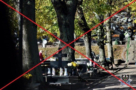 Kraj: Cmentarze zamknięte!