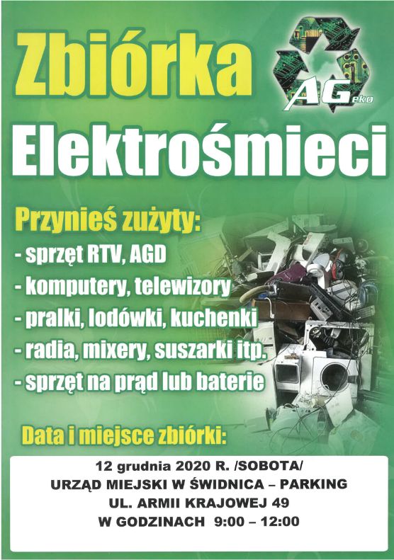 Świdnica: Zbiórka elektrośmieci