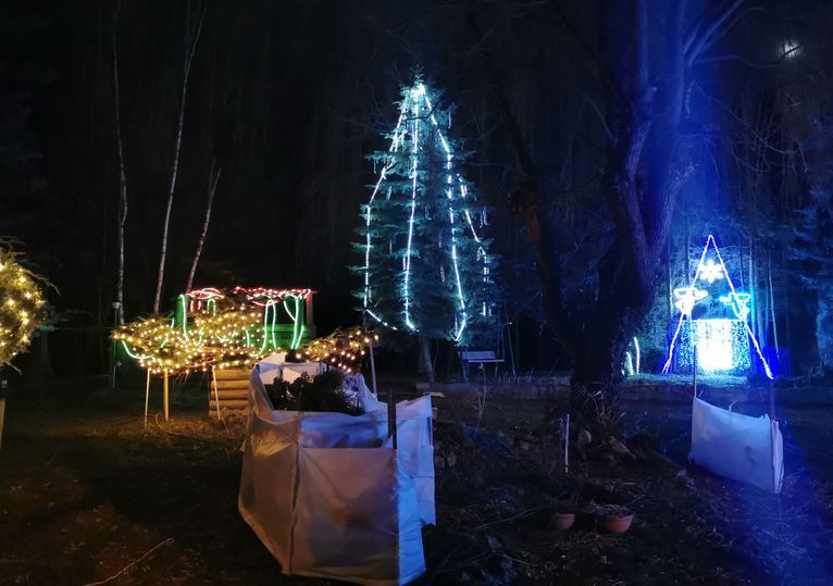 Imbramowice: Oświetlone Imbramowice