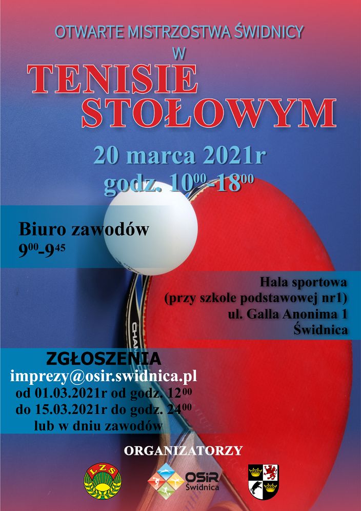Świdnica/powiat świdnicki: Mistrzostwa w tenisie