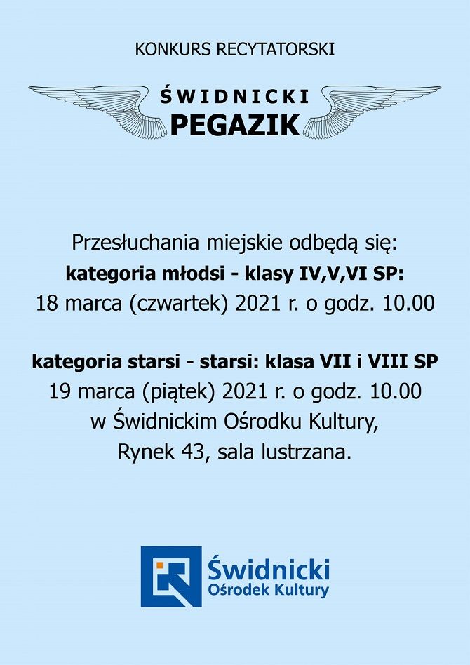 Świdnica: Pegazik dla uczniów