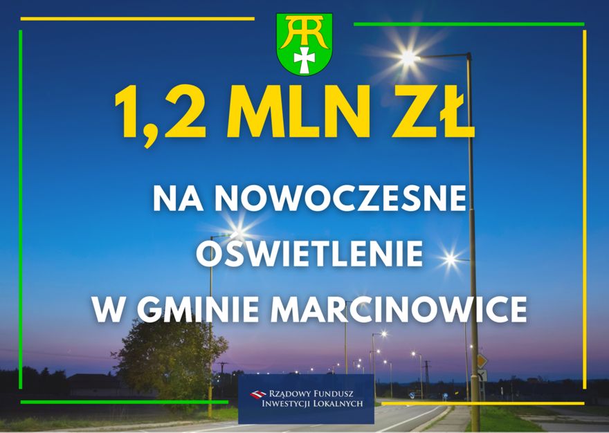 Gmina Marcinowice: Nowe oświetlenie
