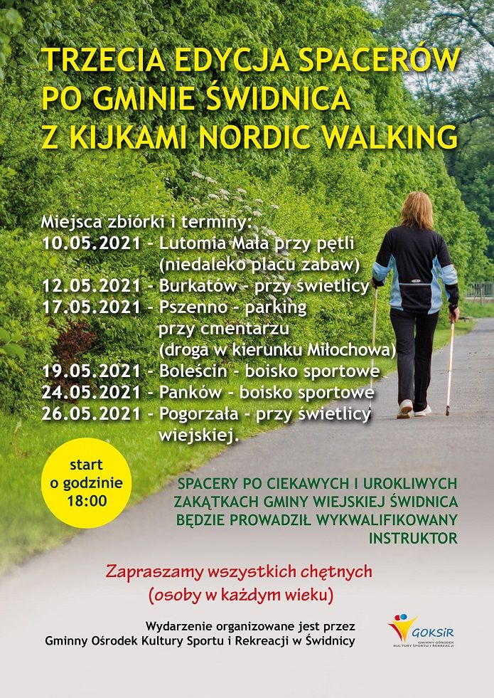 Gmina Świdnica: Spacerują po gminie