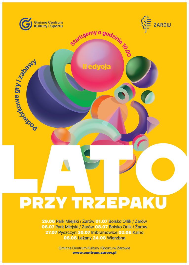 Gmina Żarów: Lato przy trzepaku