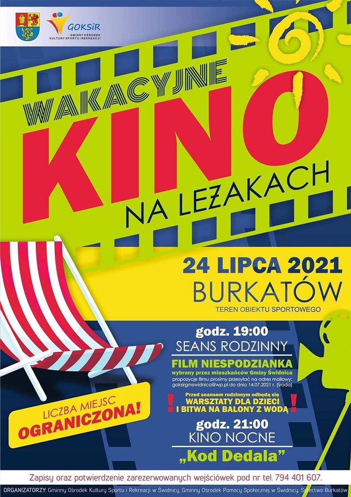 Burkatów: Kino na leżakach