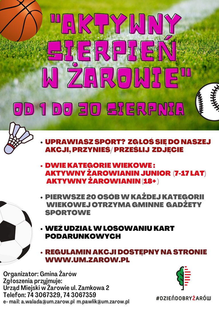 Żarów: Aktywny sierpień