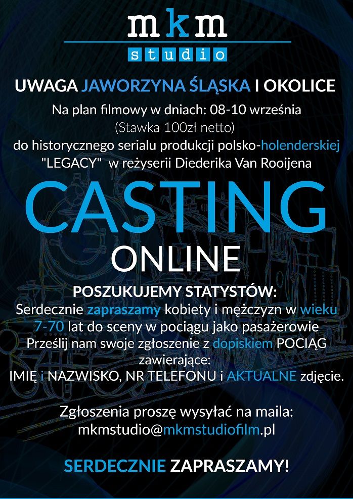 Jaworzyna Śląska: Poszukują statystów