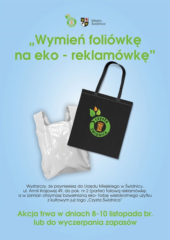Świdnica: Eko–reklamówka zamiast foliówki