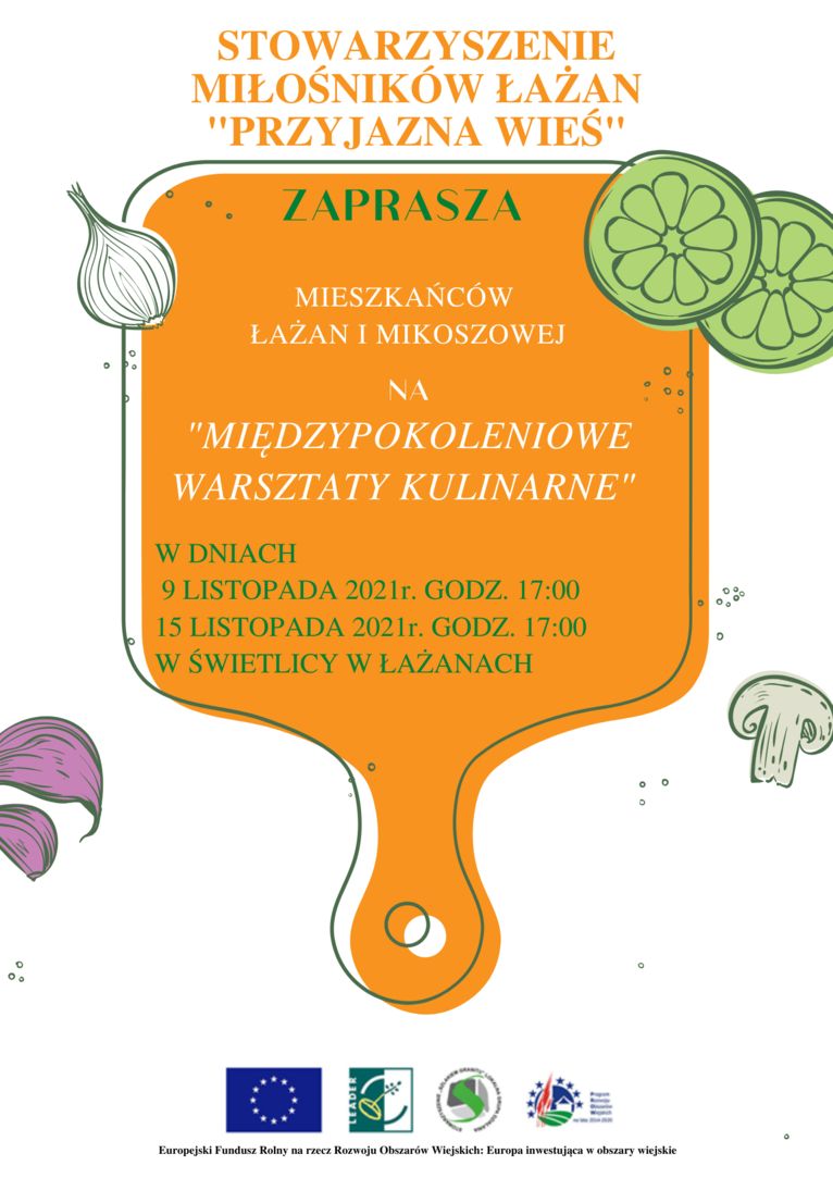 Łażany: Warsztaty kulinarne