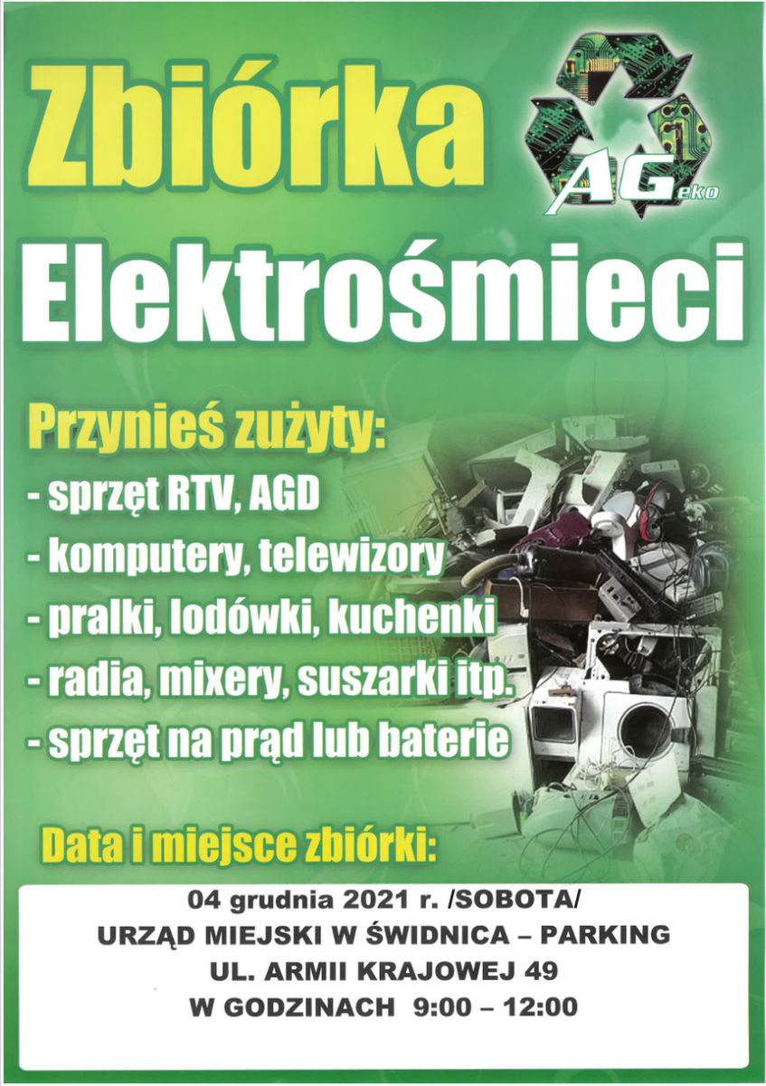 Świdnica: Zbiórka elektrośmieci
