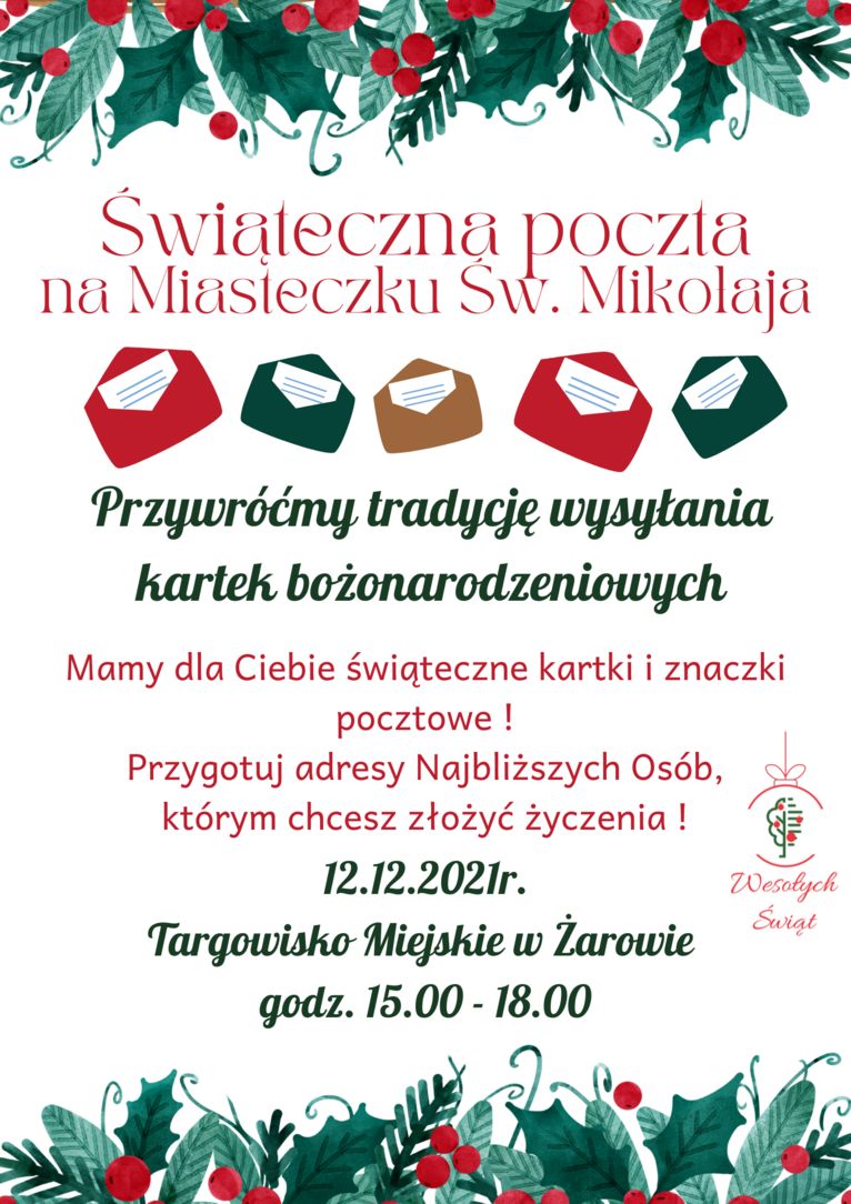 Żarów: Świąteczna poczta