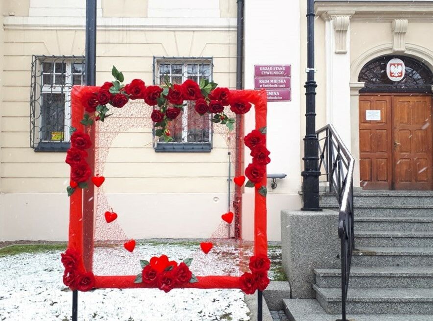 Świebodzice: Walentynkowa fotoramka