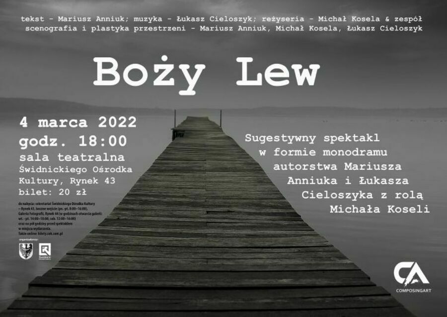 Świdnica: Spektakl "Boży Lew"