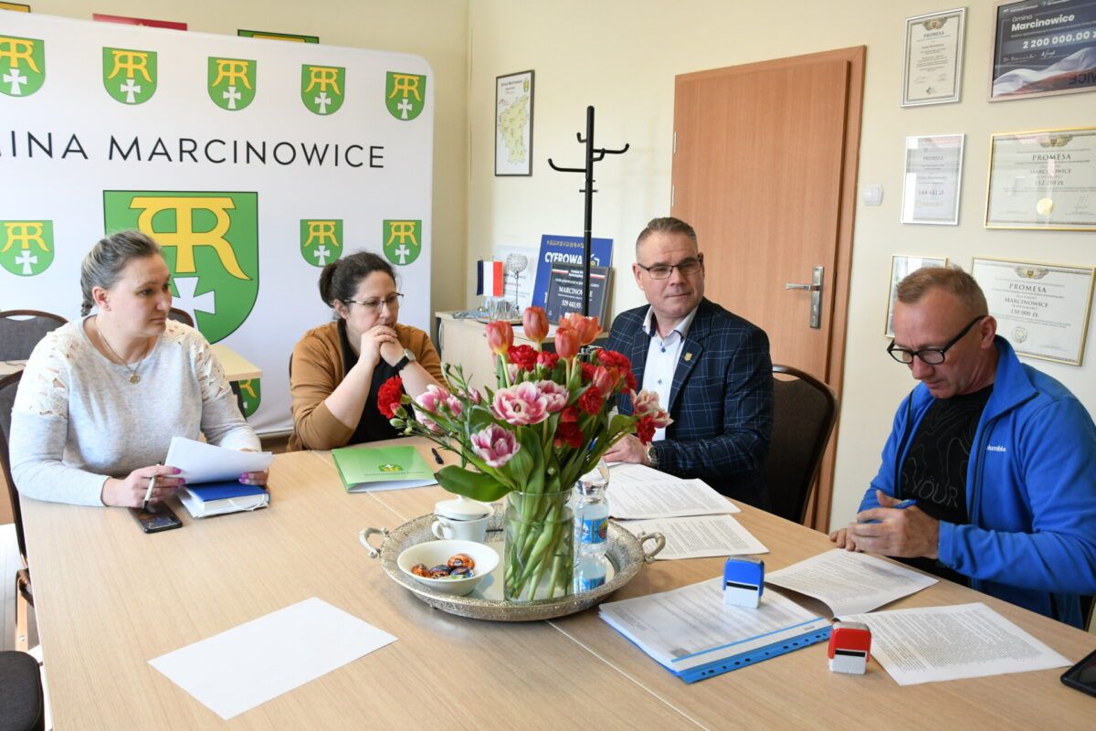 Gmina Marcinowice: Nowoczesne punkty LED