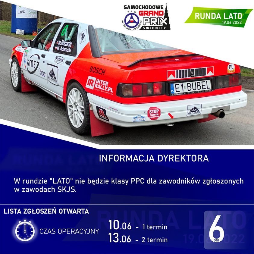 Świdnica: Wkrótce rajd