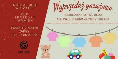 Żarów: Wyprzedaż garażowa