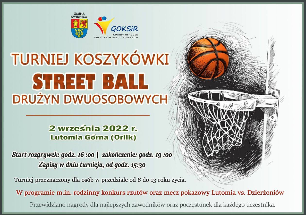 Lutomia Górna: Streetball w Lutomi