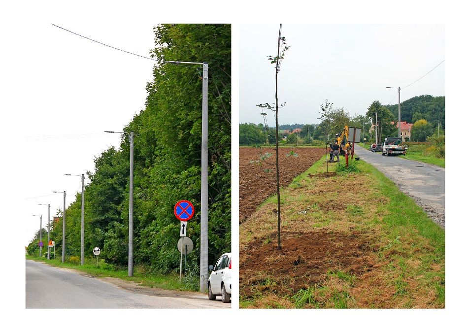Gniewków: Gniewków z oświetleniem