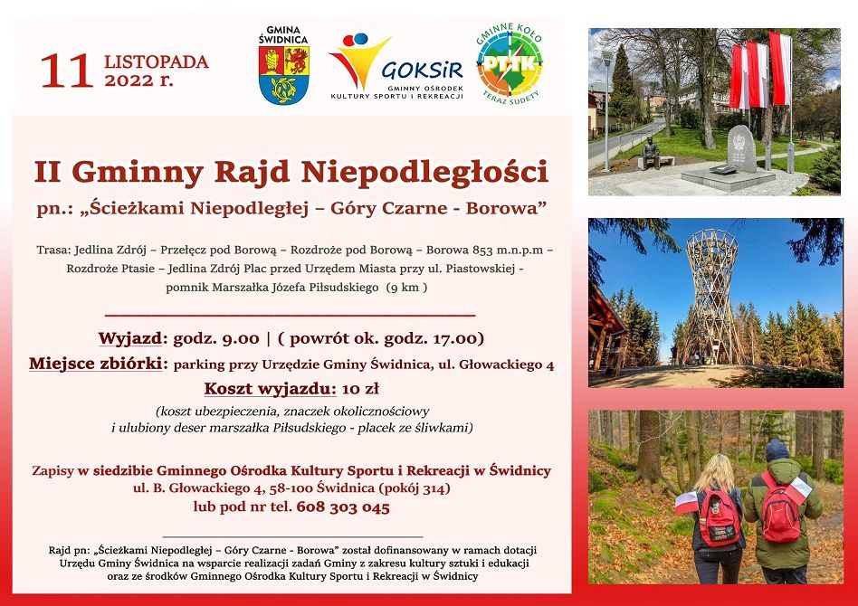 powiat świdnicki: Ścieżkami Niepodległej