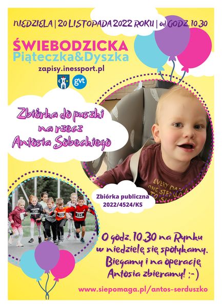 Świebodzice: Zbiórka podczas biegu