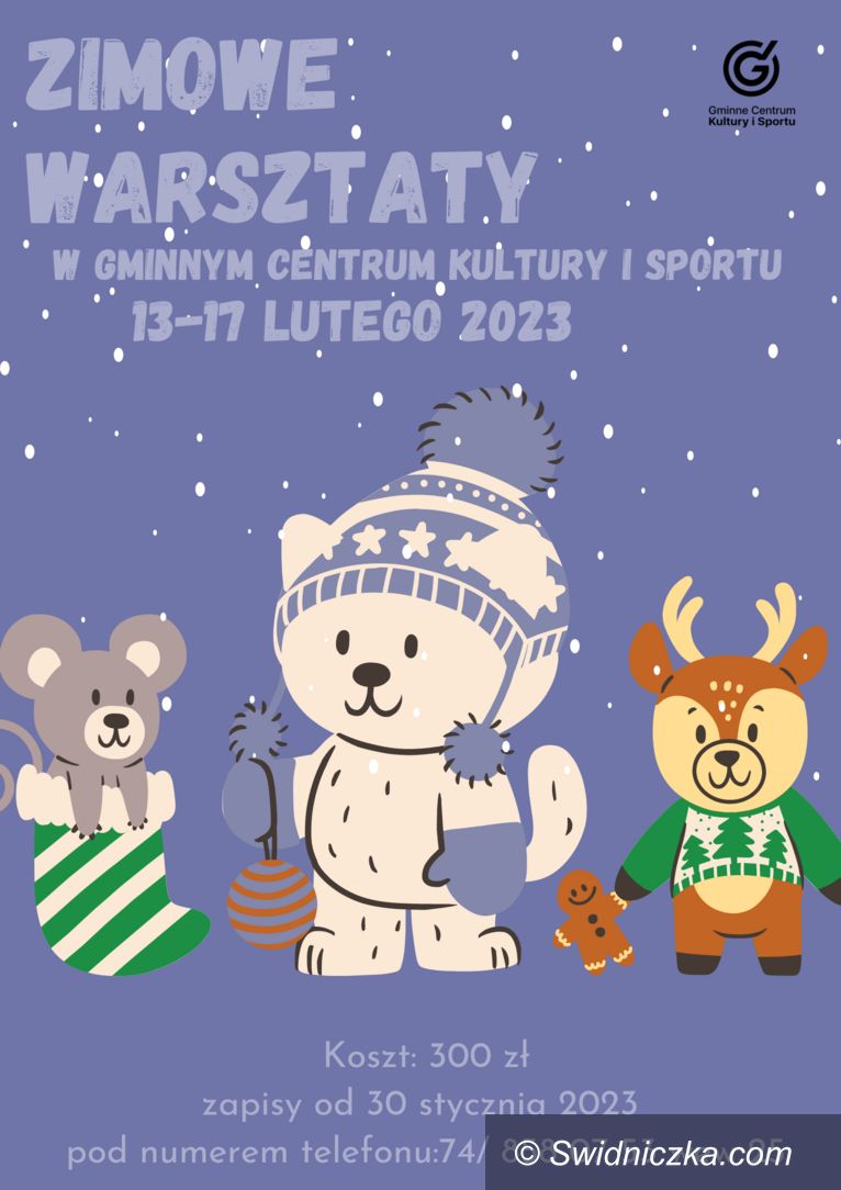 Gmina Żarów: Warsztaty w ferie