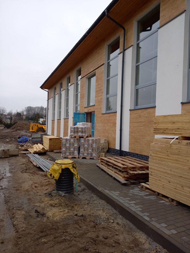 Grodziszcze: Budowa idzie zgodnie z planem